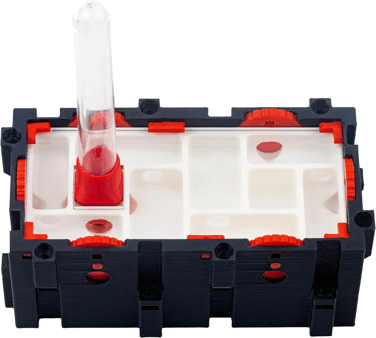 Anthouse.ES - Modular 3D Ant Farms - QBIK Duo Model - Expandable Terrarium for Medium Ants - 3D Ant Farm with Foraging Room - 6.78x12.78x5 cm