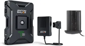 Anton Bauer Titon Base Kit, Compatible with Canon 1DX, 1DXmkII, 1DC (20"), LP-E19, Lithium Battery Pack, Battery Replacement, Quick Release Battery