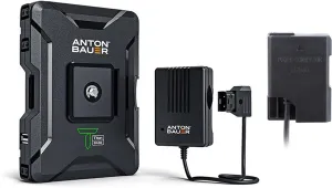 Anton Bauer Titon Base Kit, Compatible with Nikon D5600, DF D3300, EN-EL15B, Lithium Battery Pack, Battery Replacement, Quick Release Battery