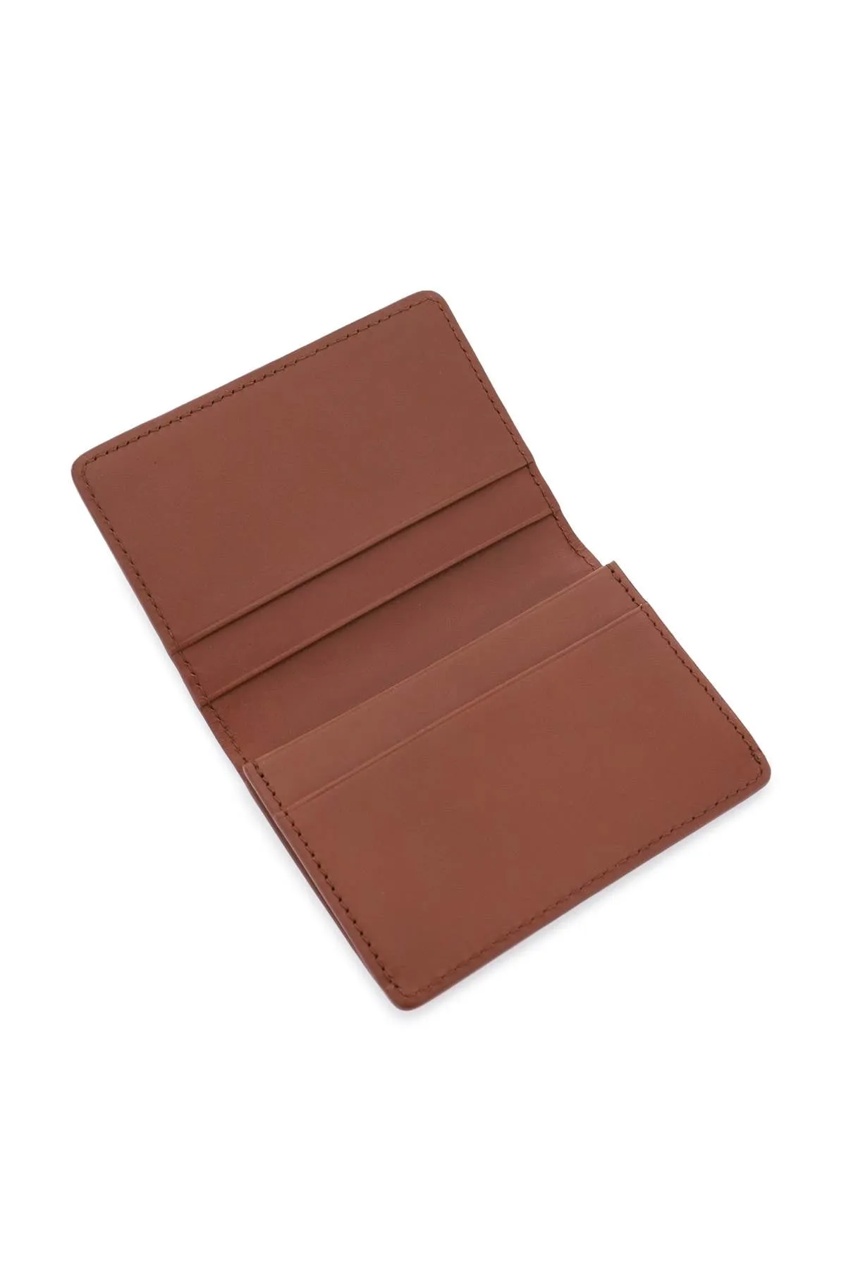 A.p.c. leather stefan card holder