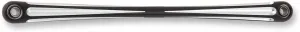 Arlen Ness Round Deep Cut Shifter Rods - Black