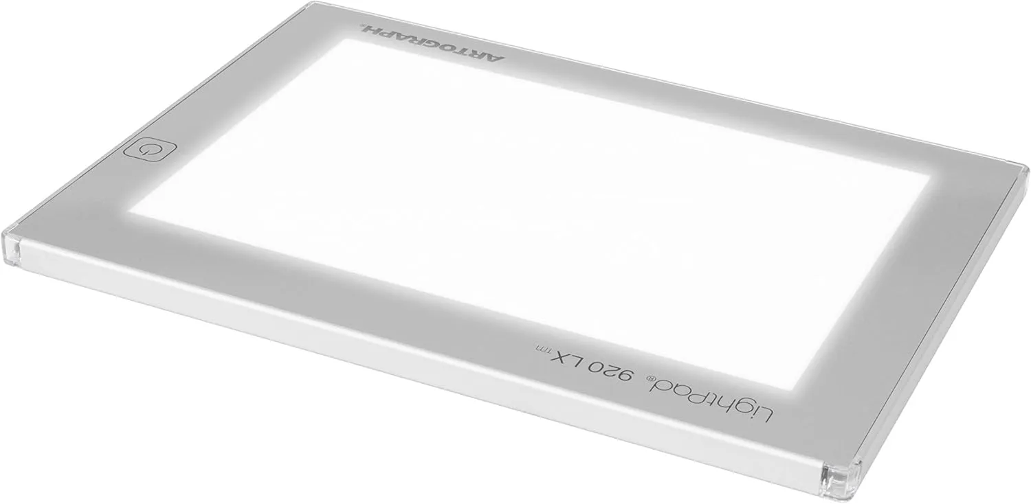 Artograph Thin LED Light Box, 9" x 6" Dimmable Drawing & Tracing Pad, LightPad 920 LX