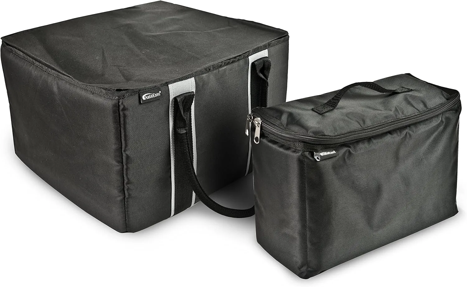 AutoExec AUE14007 File Tote Organizer Black with Cooler Bag