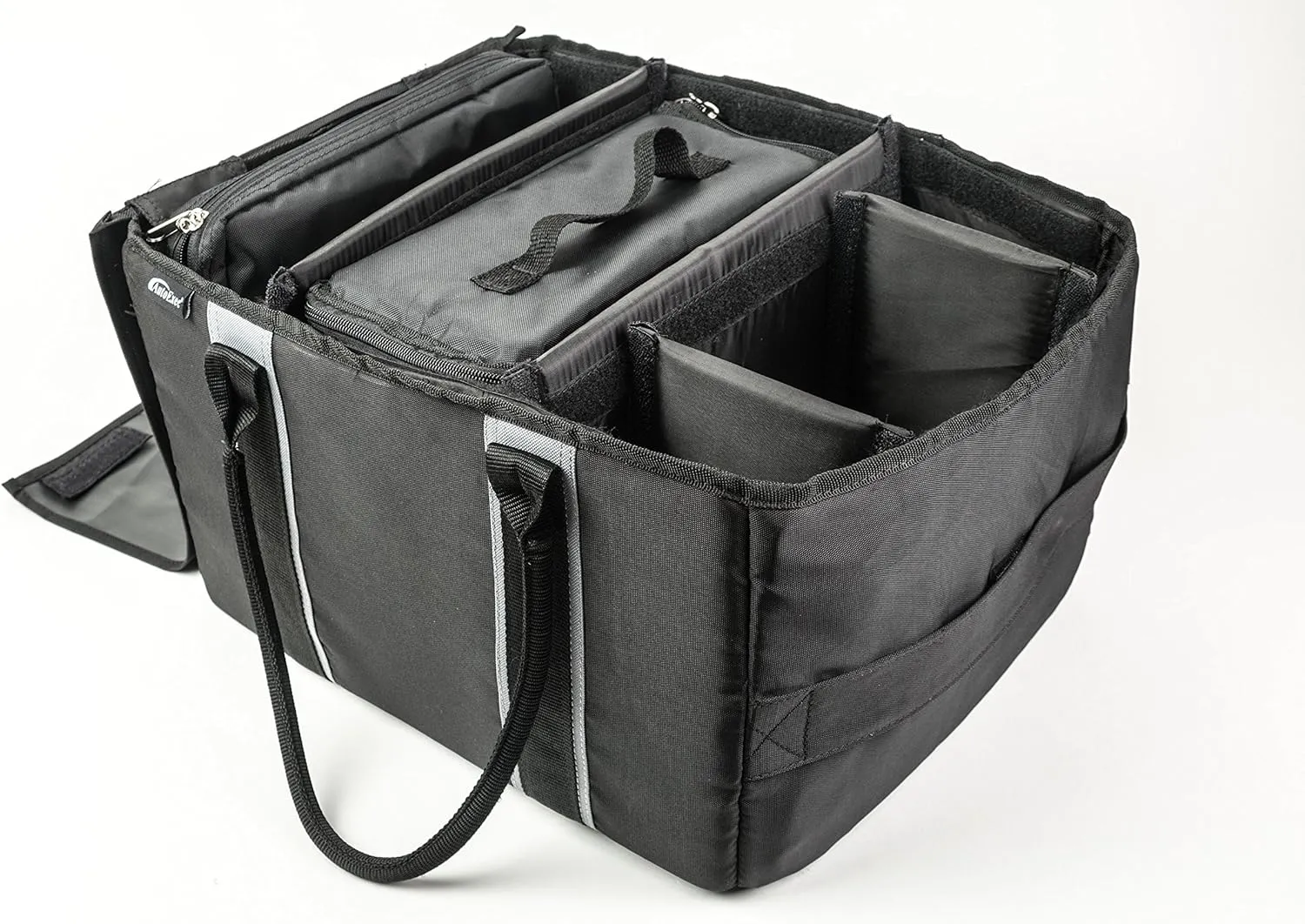 AutoExec AUE14007 File Tote Organizer Black with Cooler Bag