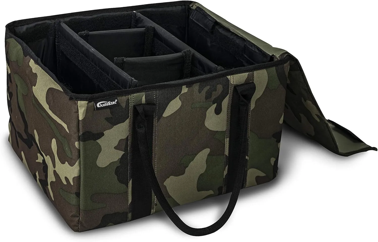 AutoExec AUE14017 File Tote Organizer Green Camouflage with Cooler Bag