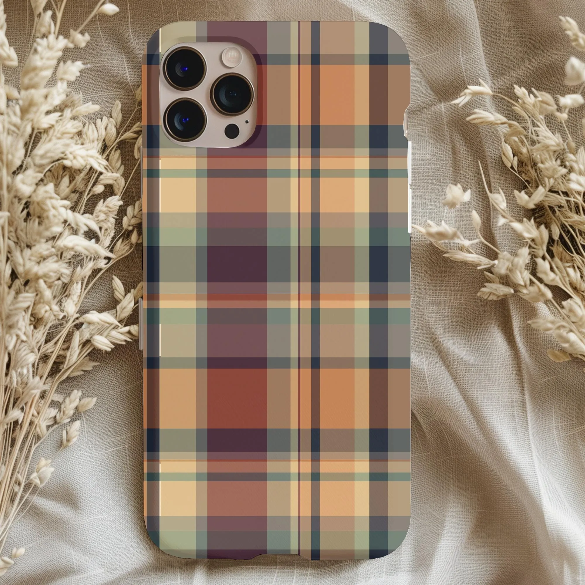 Autumn Fall Plaid Phone Case