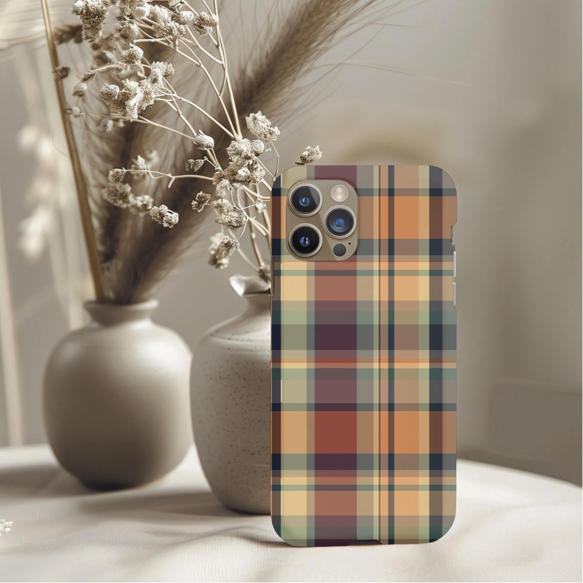 Autumn Fall Plaid Phone Case