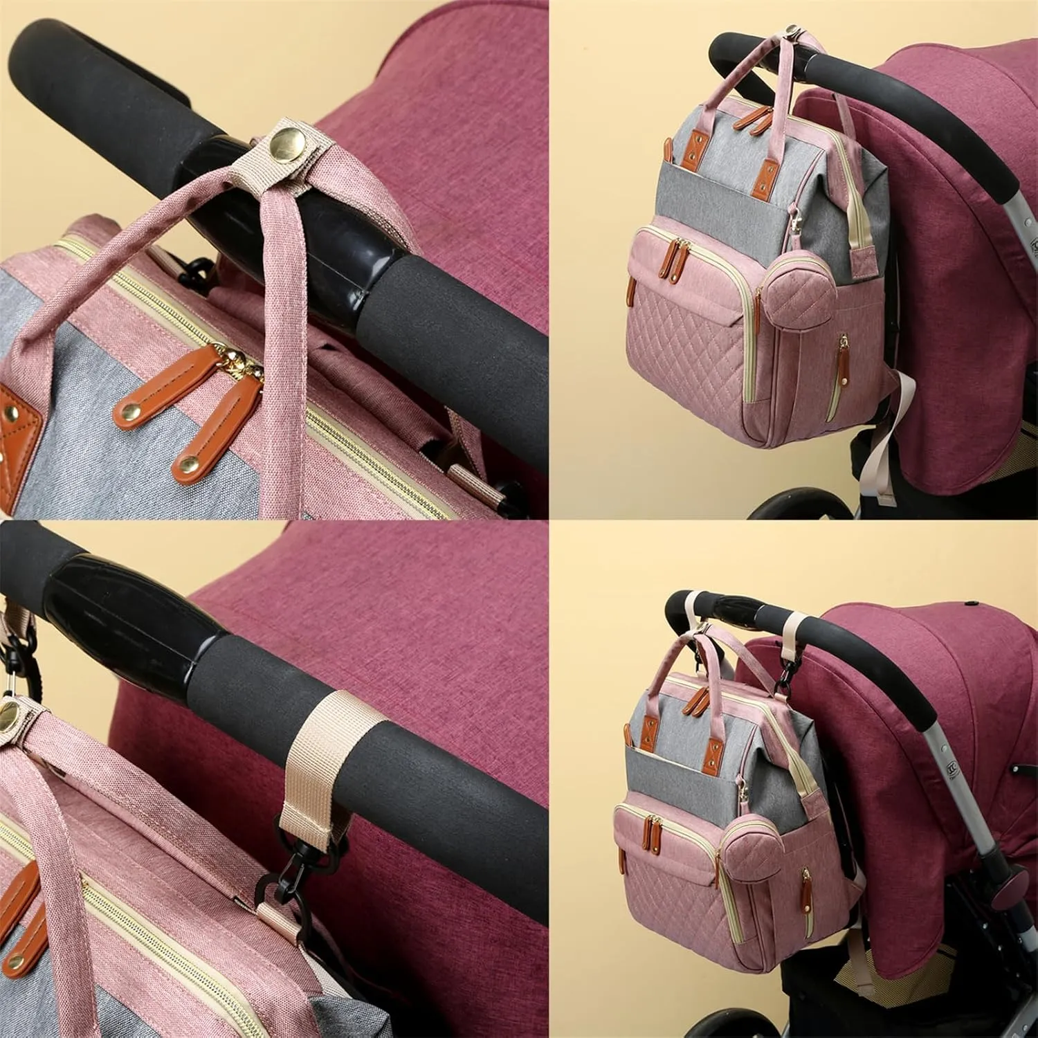 Axcone Baby Diaper Bag Backpack with Changing Pads mommy Bags Boys Girl Unisex Multifunction Travel Baby