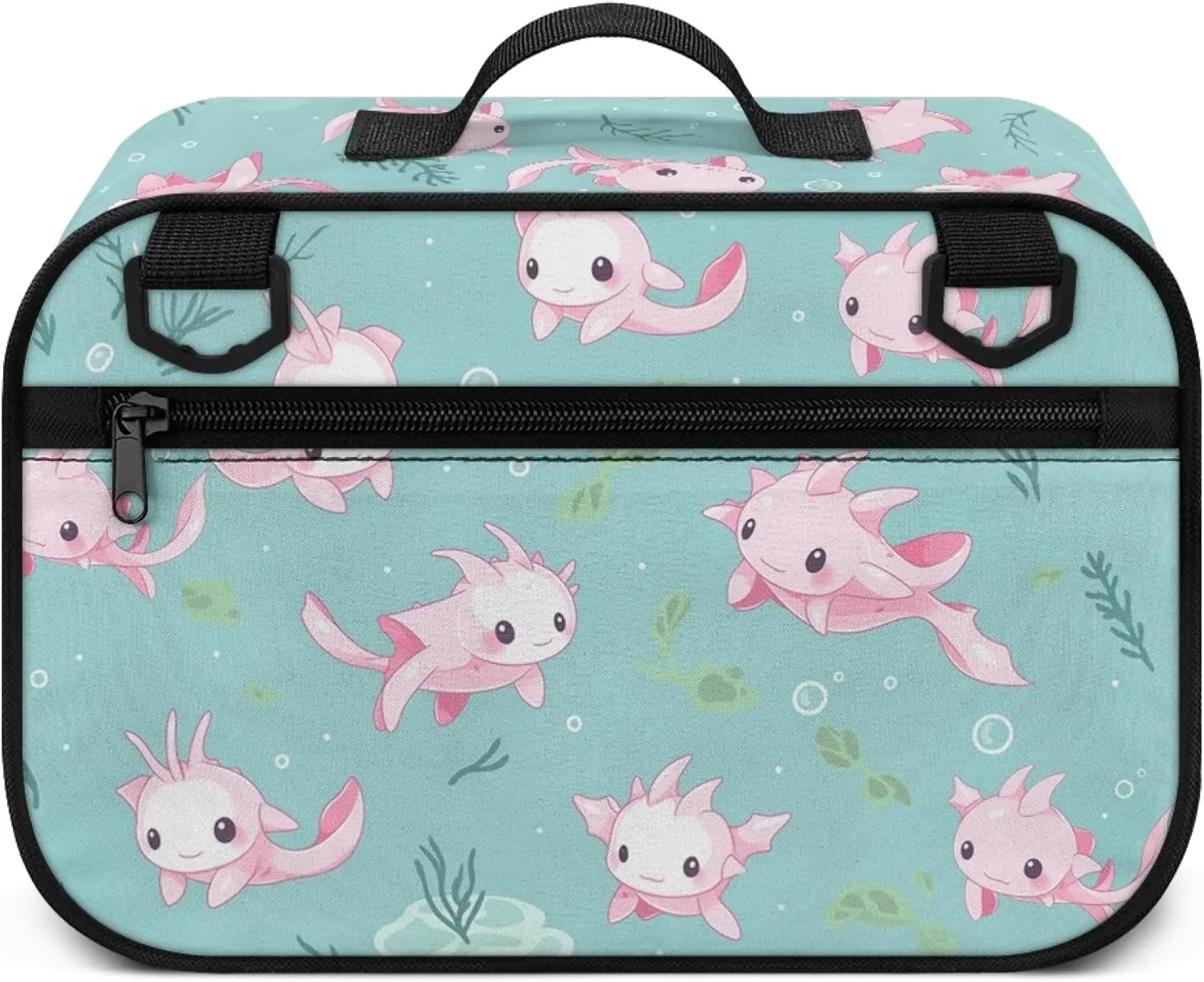 Axolotl Mini Small Diaper Bag Small Stroller Diaper Bag with Adjustable Straps Outdoor Stroller Diaper Bag Lightweight Mini Diaper Bag Crossbody