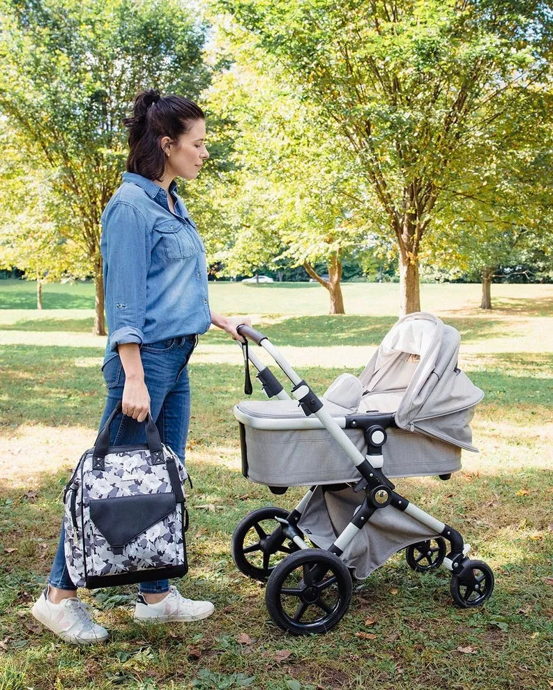 Baby Brezza Lucia Caddy Tray Diaper Bag - Graphite