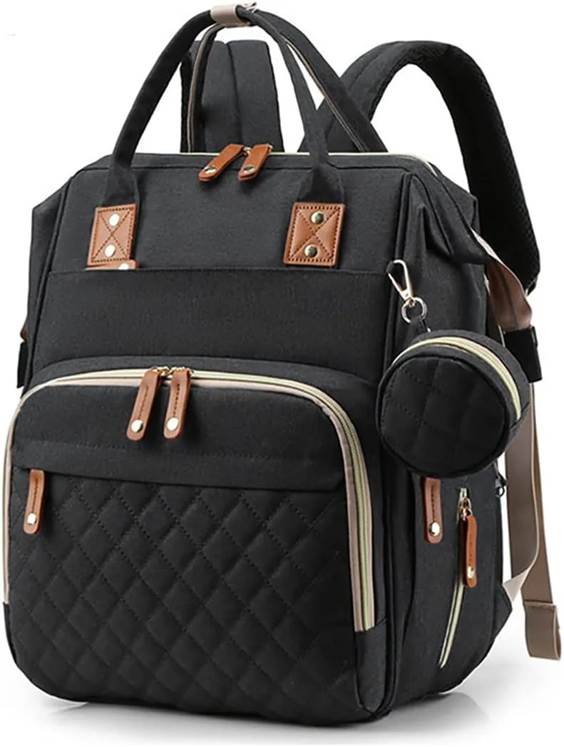 Baby Diaper Bag Backpack with Changing Station Travel Mommy Bags Unisex Crib Multifunction Travel Backpack Baby Stroller Large Capacity