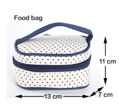 Baby Diapers Bag 5Pcs Purple - Sunshine