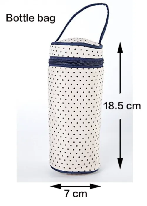 Baby Diapers Bag 5Pcs Purple - Sunshine