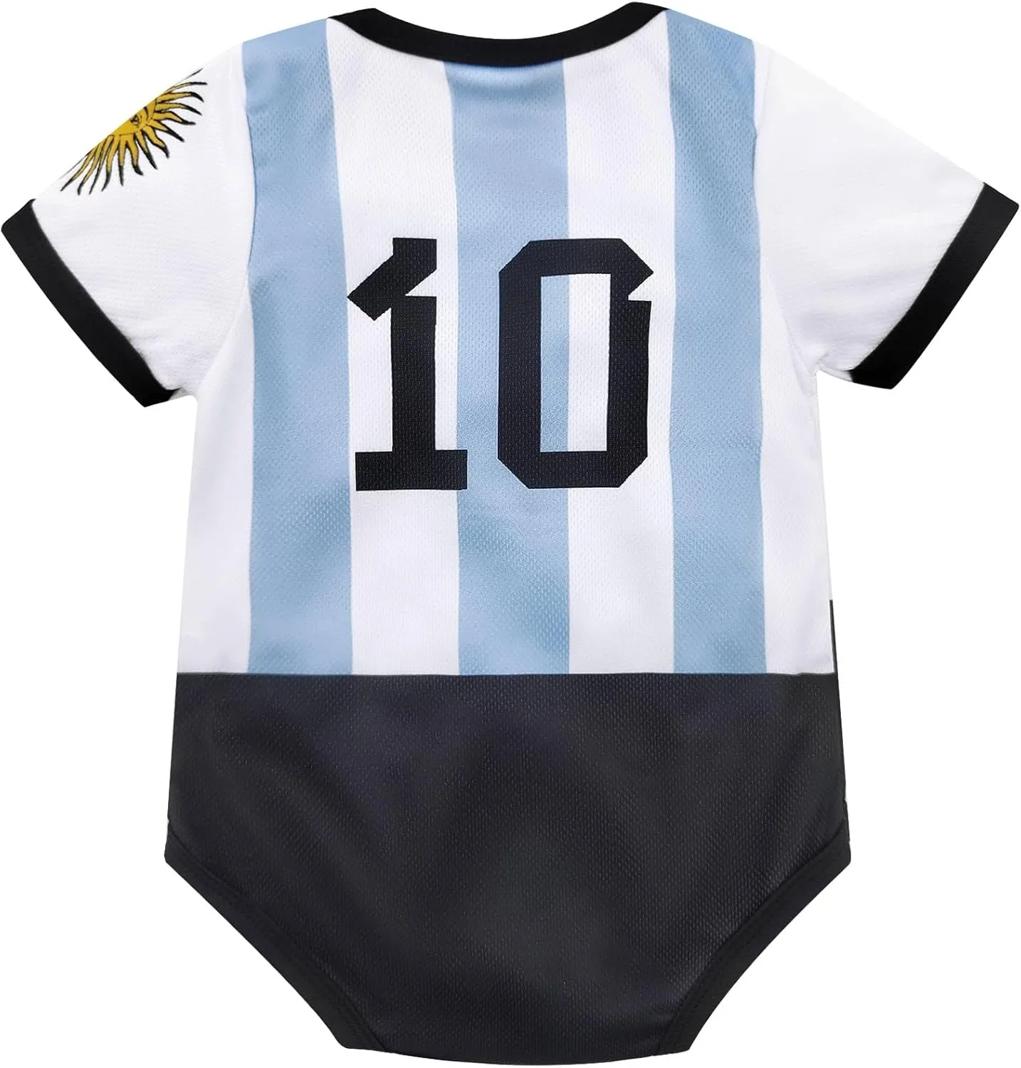 Baby Soccer Bodysuit Jersey Brazil Soccer Romper Outfit for Boys & Girls Football Shirts Clothes for Brazilian Fans