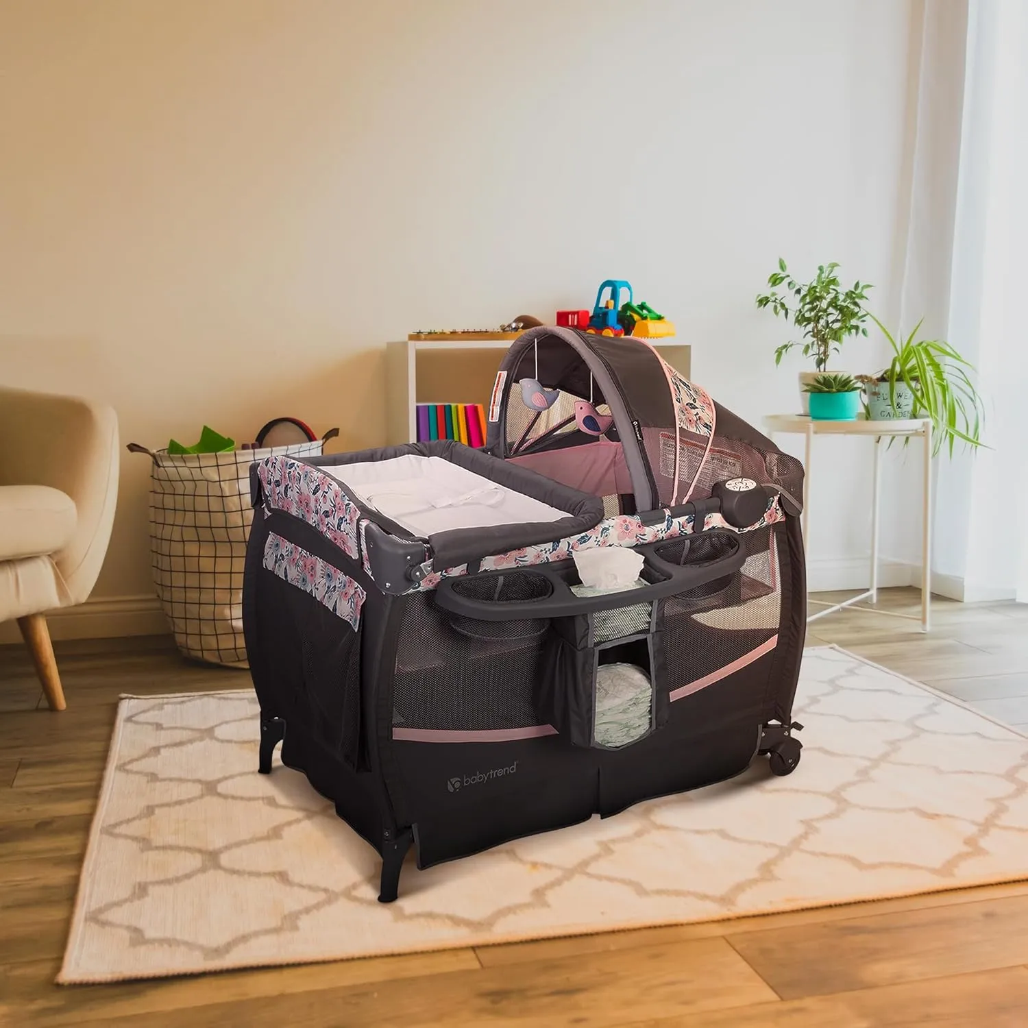 Baby Trend Deluxe II Nursery Center® Playard, Bluebell