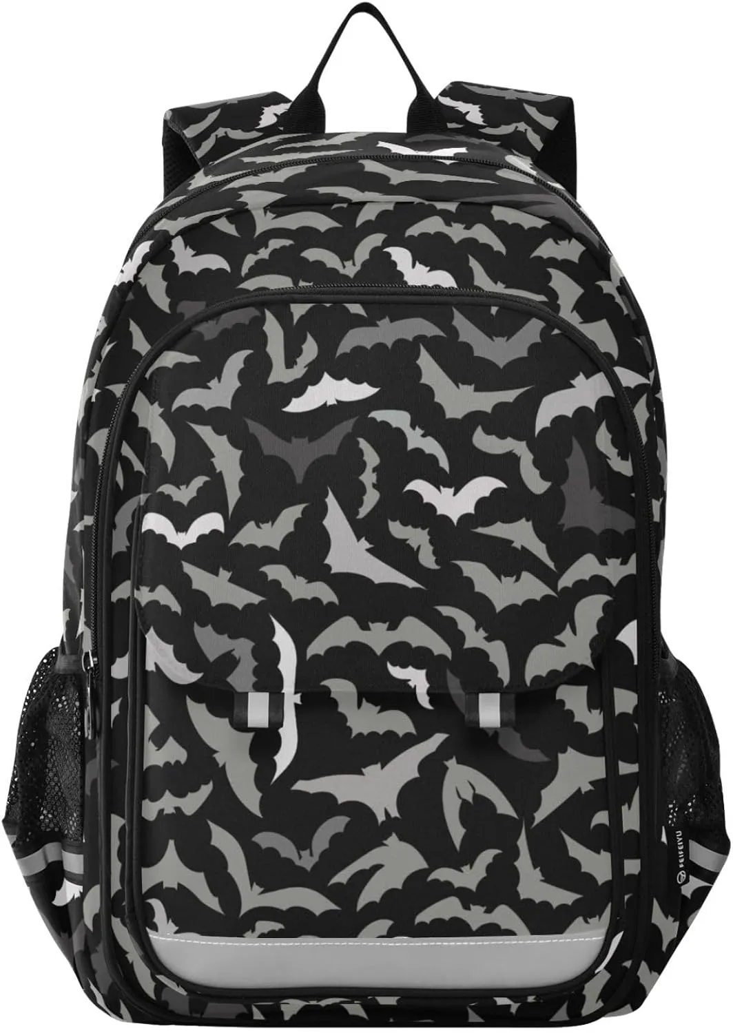 Backpack Halloween Bats ​Toddler School Bags Child Lightweight Preschool Large Bookbags for Girls-Boys Middle-School Elementary