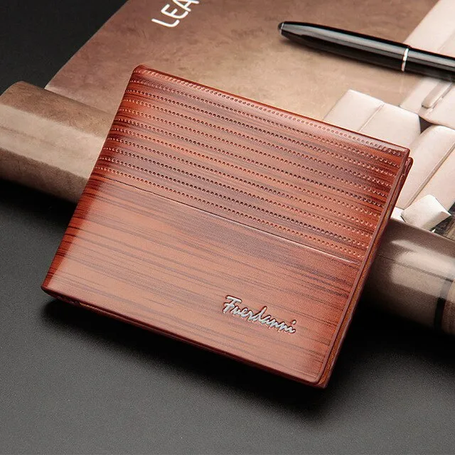 Baellerry 2019 Leather Vintage Brand Luxury Small Men Wallets