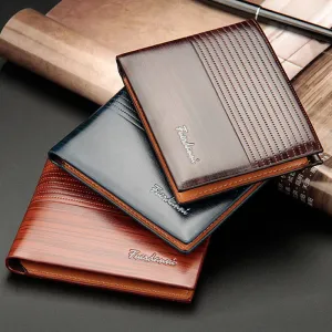Baellerry 2019 Leather Vintage Brand Luxury Small Men Wallets