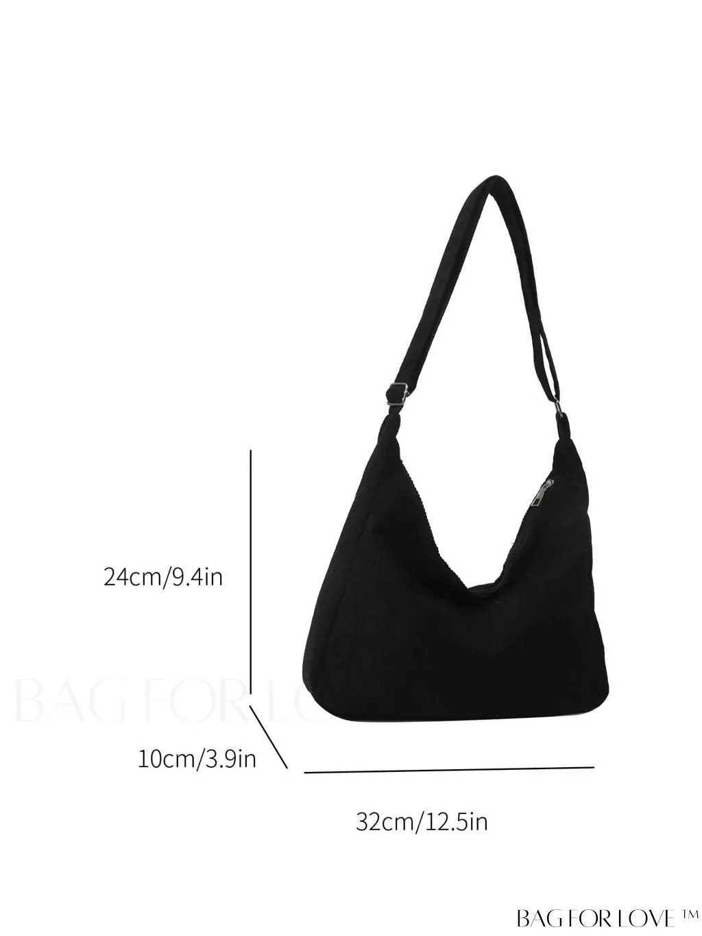 BagForLove - Fashionable Ladies Embroidered Shoulder Bag with Adjustable Strap