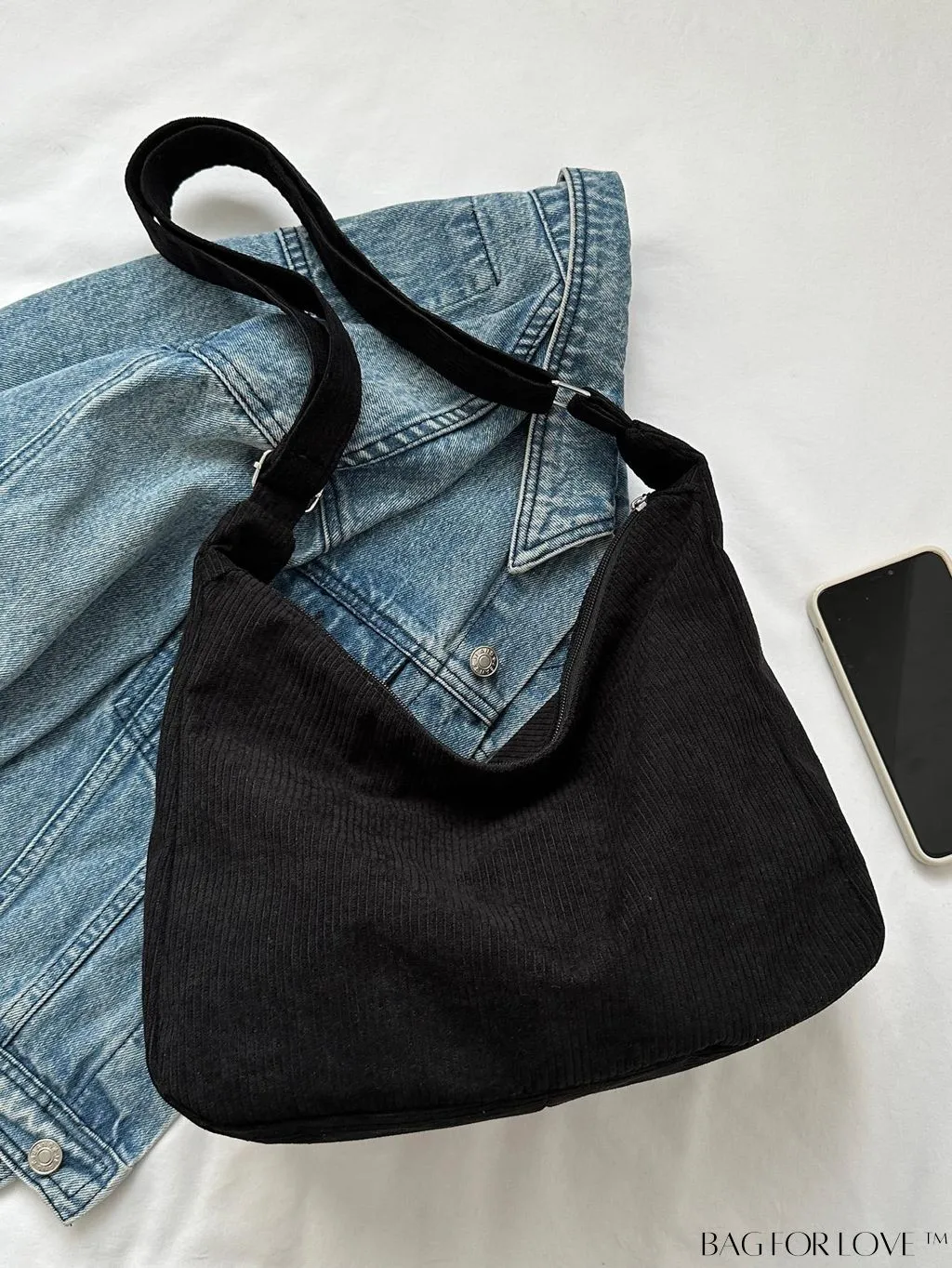 BagForLove - Fashionable Ladies Embroidered Shoulder Bag with Adjustable Strap