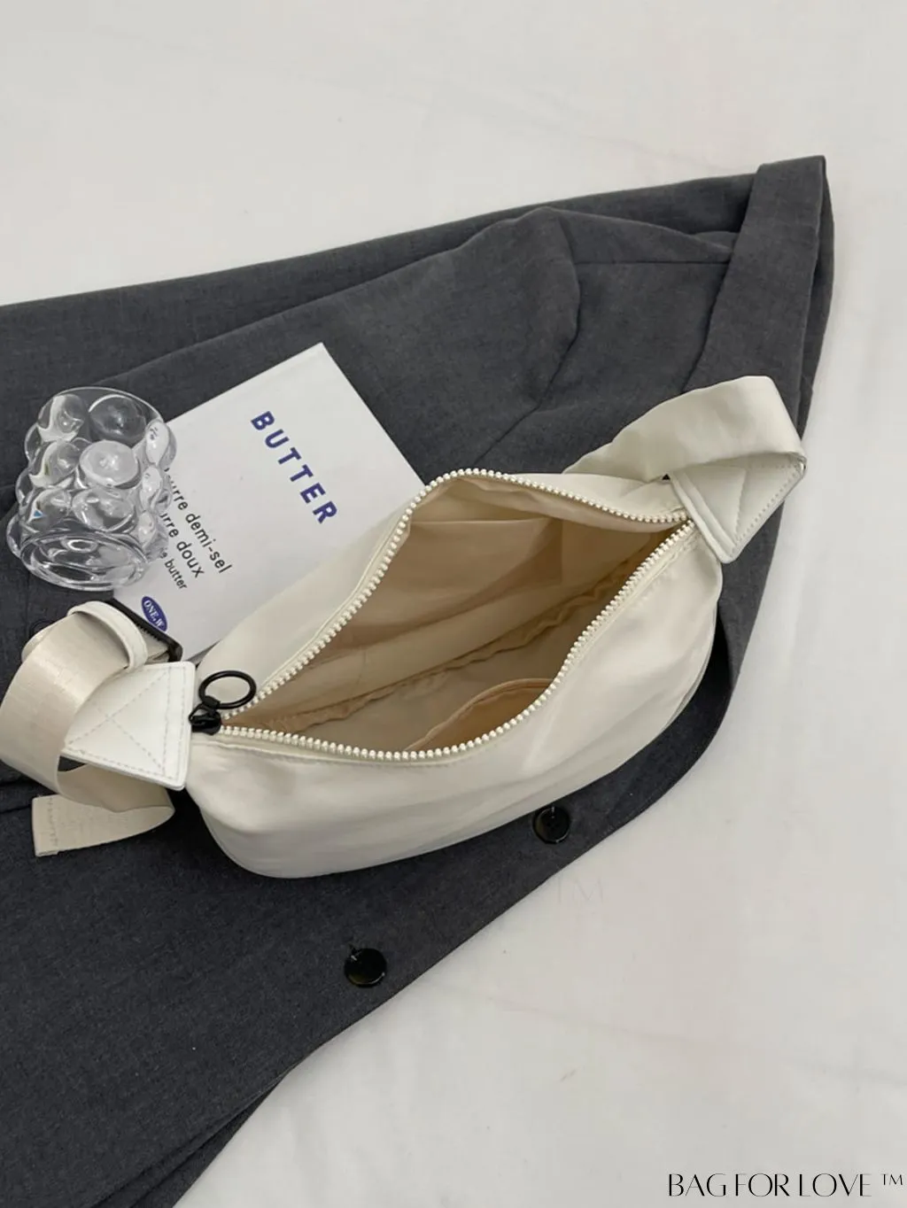 BagForLove - Japanese-inspired Nylon Crossbody Bag: Versatile, Fashionable, and Minimalist