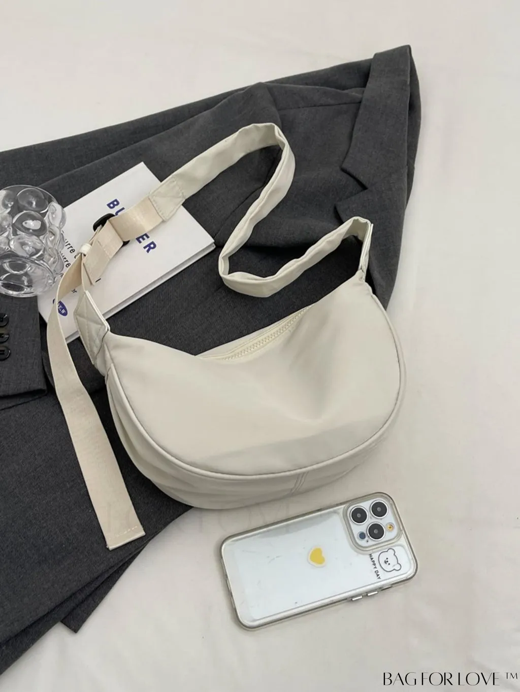 BagForLove - Japanese-inspired Nylon Crossbody Bag: Versatile, Fashionable, and Minimalist