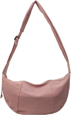Baggu Crescent Bag Nylon Women Crossbody Purse Sling Adjustable Shoulder Straps Saddle Hobo Travel Casual