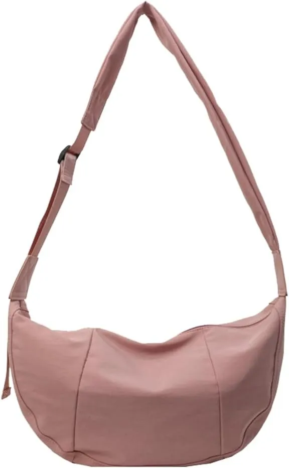 Baggu Crescent Bag Nylon Women Crossbody Purse Sling Adjustable Shoulder Straps Saddle Hobo Travel Casual