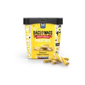 Bags O' Wags Fruities Banana & Yogart Dog Treats 500g