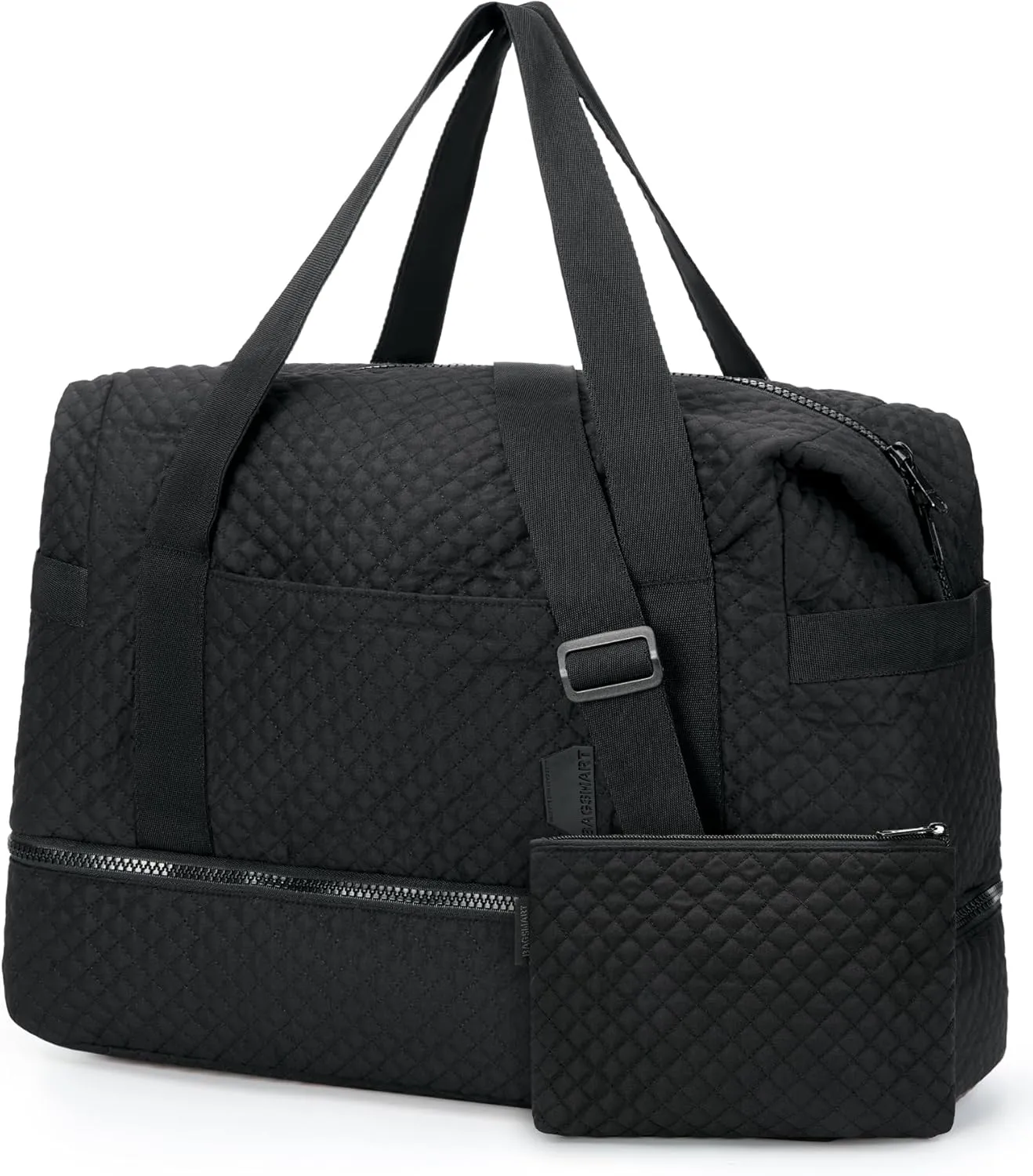 BAGSMART Large Gym Bag with Yoga Mat Buckle, Weekender Overnight Bag for Women, Travel Duffle Bag for Travel Essentials, Carry On Tote Bag Hospital Bag for Labor and Delivery