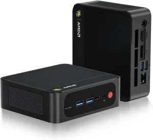 Beelink Mini PC, AMD Ryzen 7 6800U(8C/16T, Up to 4.7GHz), 32GB LPDDR5 RAM 1TB PCIe4.0x4 SSD, SER5 MAX Desktop Computer Support 4K Triple Display/DP/HDMI/Type-C/WiFi 6/BT5.2,Gaming/Office/Home