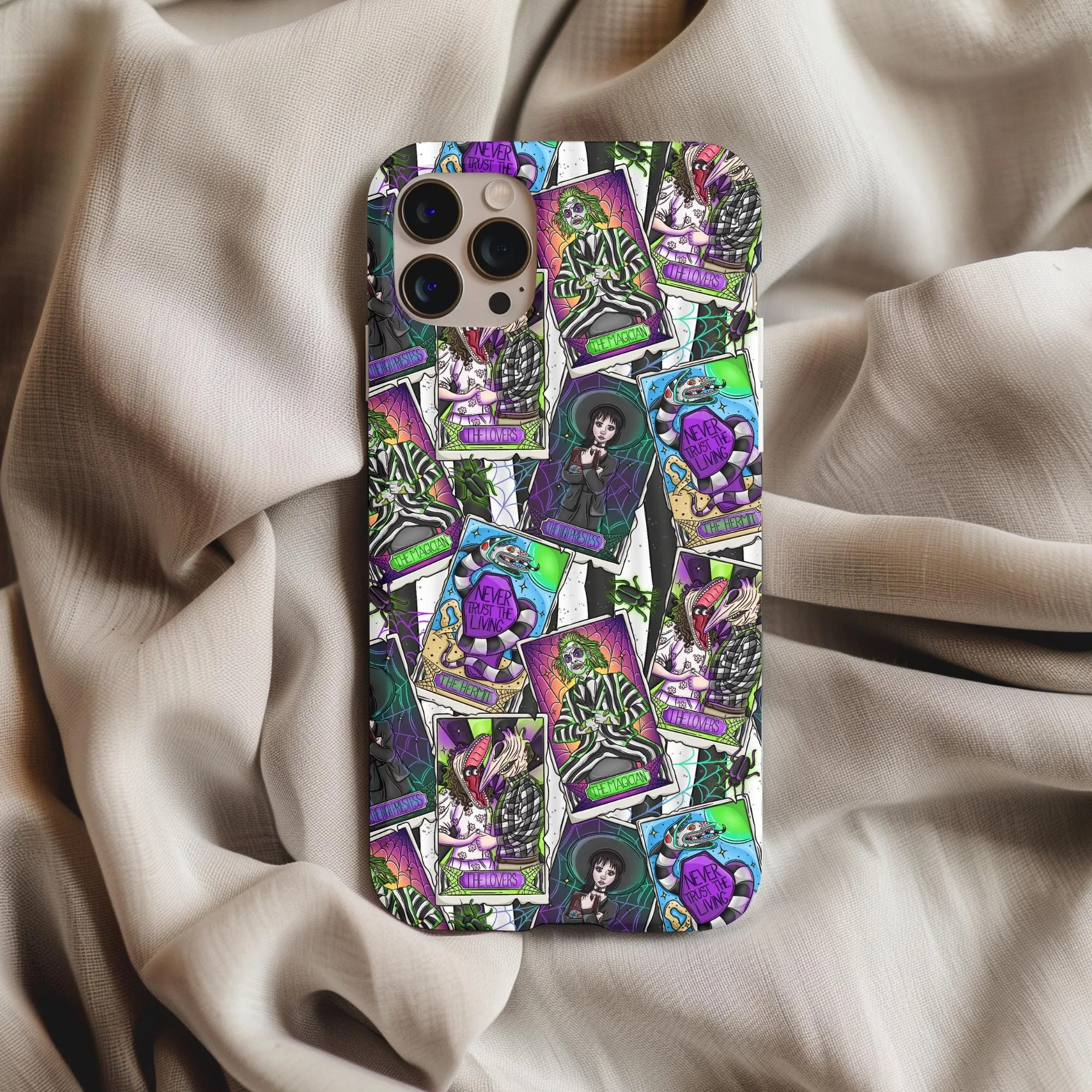 Beetlejuice Tarot Cards Phone Case
