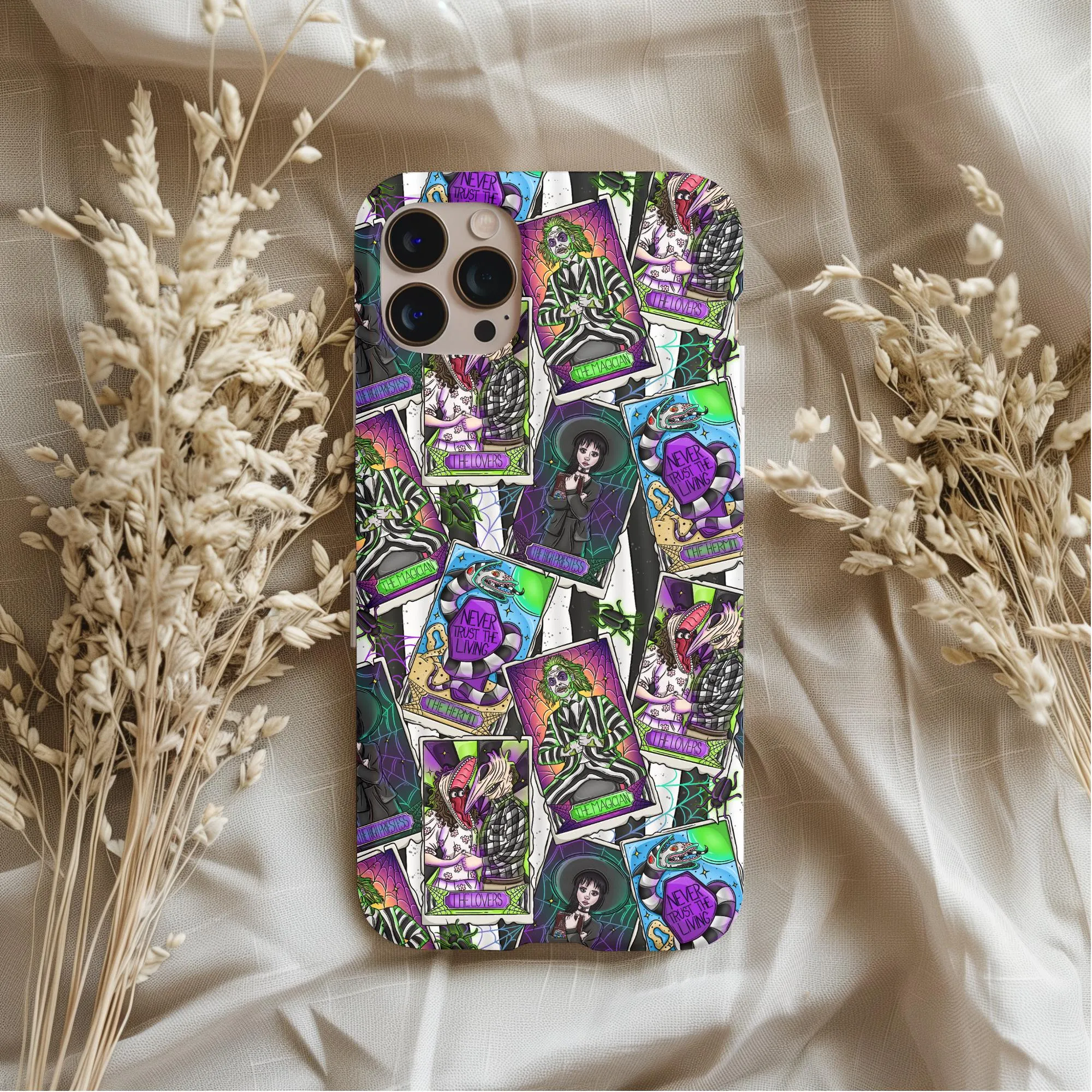 Beetlejuice Tarot Cards Phone Case