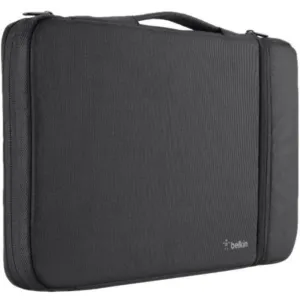Belkin Air Protect Carrying Case (Sleeve) for 11 MacBook Air - Black - Impact Resistant, Drop Resistant, Shock Absorbing, Tear Resistant, Damage Resistant - Ballistic Nylon - Handle, Hand Strap - 16.9 Height