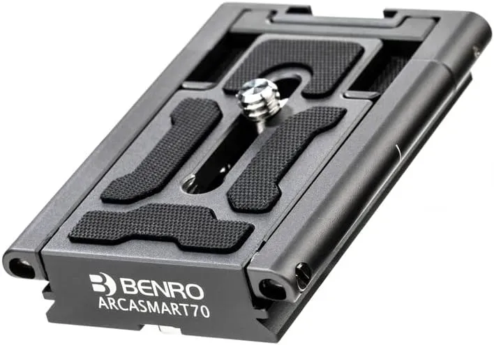 Benro GD3WH 3-Way Geared Head with Additional ArcaSmart70 Plate (GD3WHACS70)