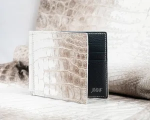 Bespoke Money Clip in Natural Himalayan Crocodile