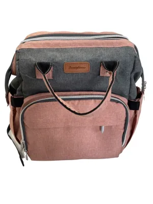 BeutyLivoor Pink and Grey Backpack