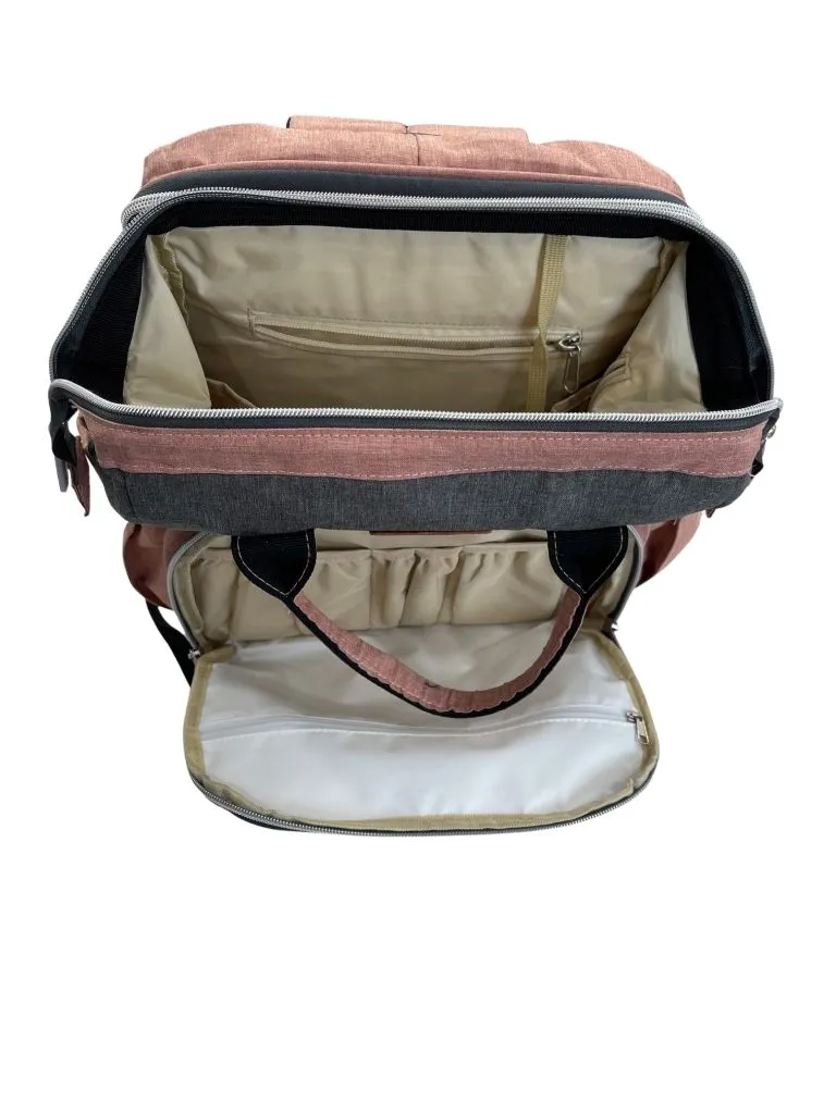 BeutyLivoor Pink and Grey Backpack