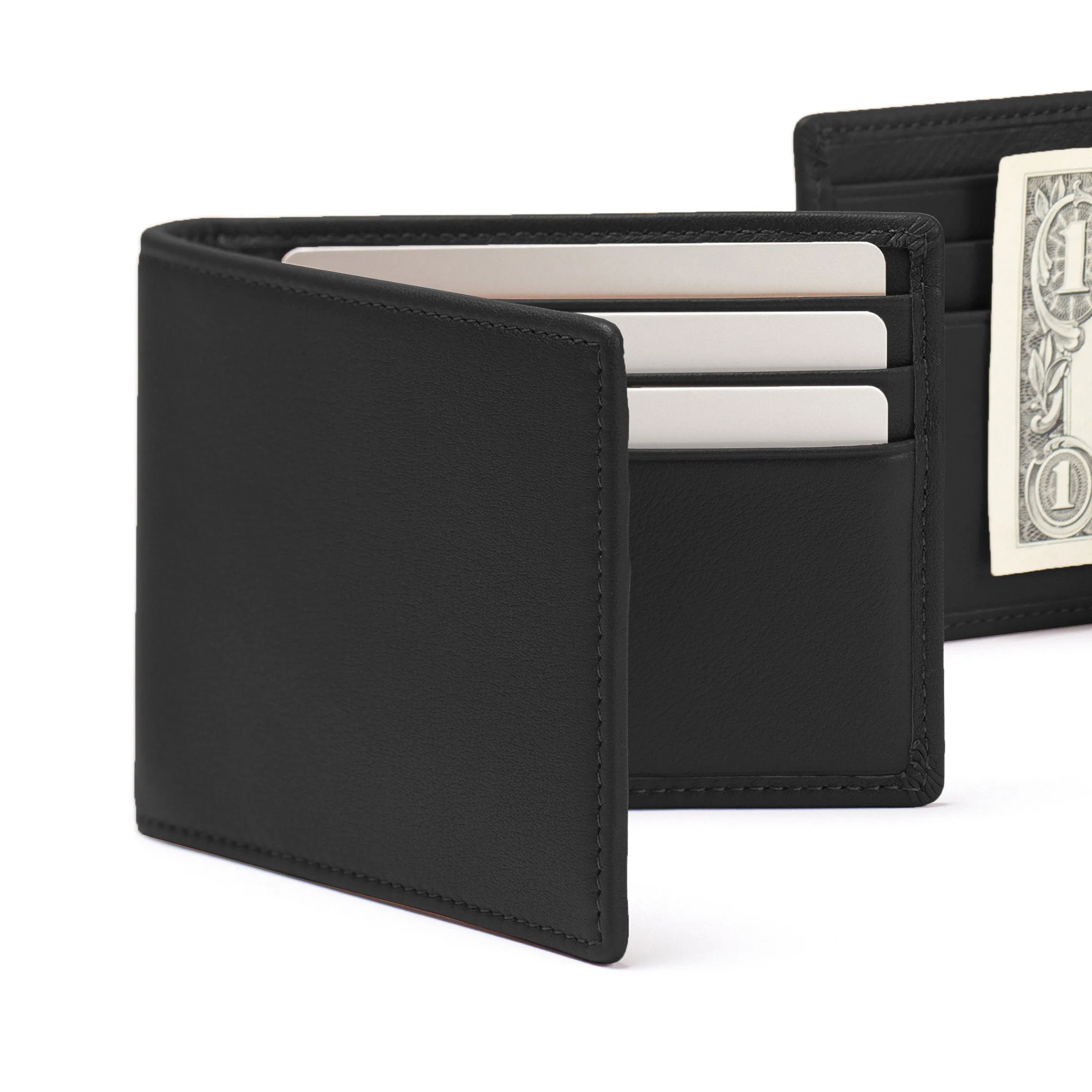 Bifold with Money Clip Black Onyx