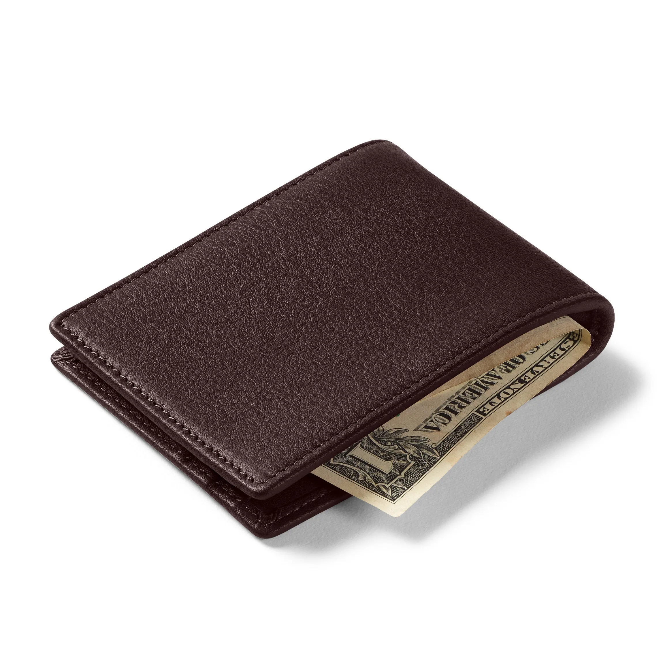 Bifold with Money Clip RFID Brown