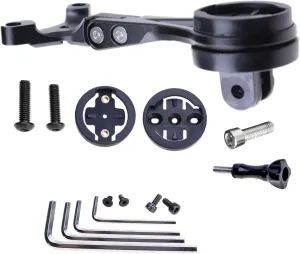 Bike Mount Bracket for Cannondale Supersix Systemsix Knot Bar Adapters Compatible with Garmi n/Mage ne/Wa hoo/Bry ton/IGPS with Sport Camera/Headlight Mount
