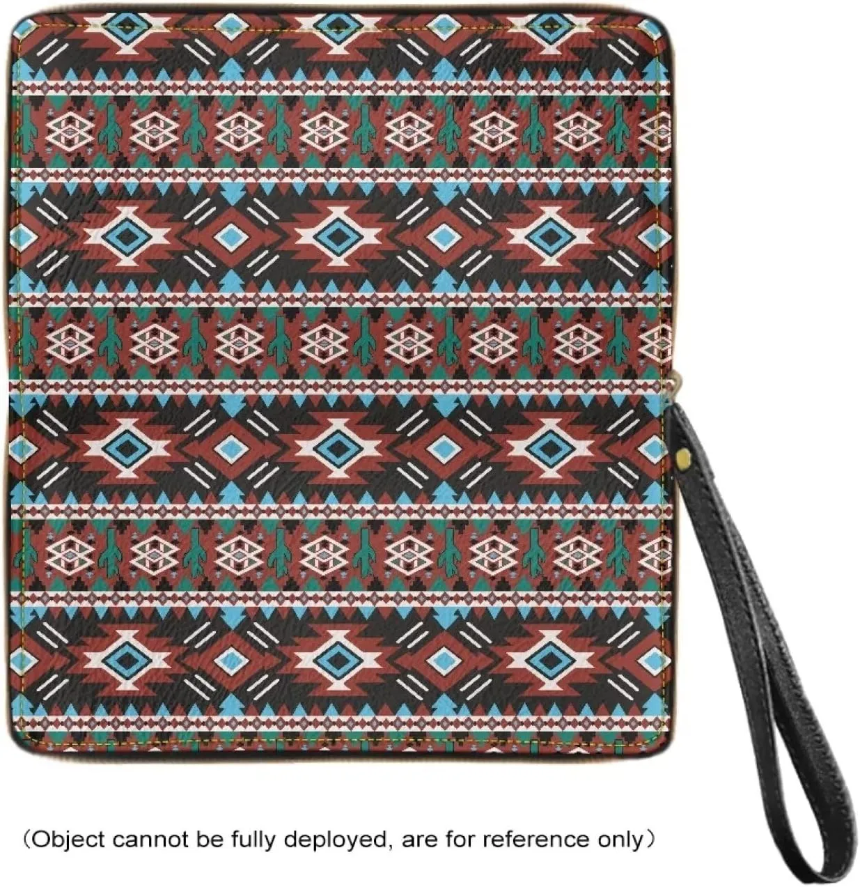 Binienty Womens Zipper Wallet, PU Leather Wristlet Purse, Zip Around Card Holder Organizer Clutch Handbag