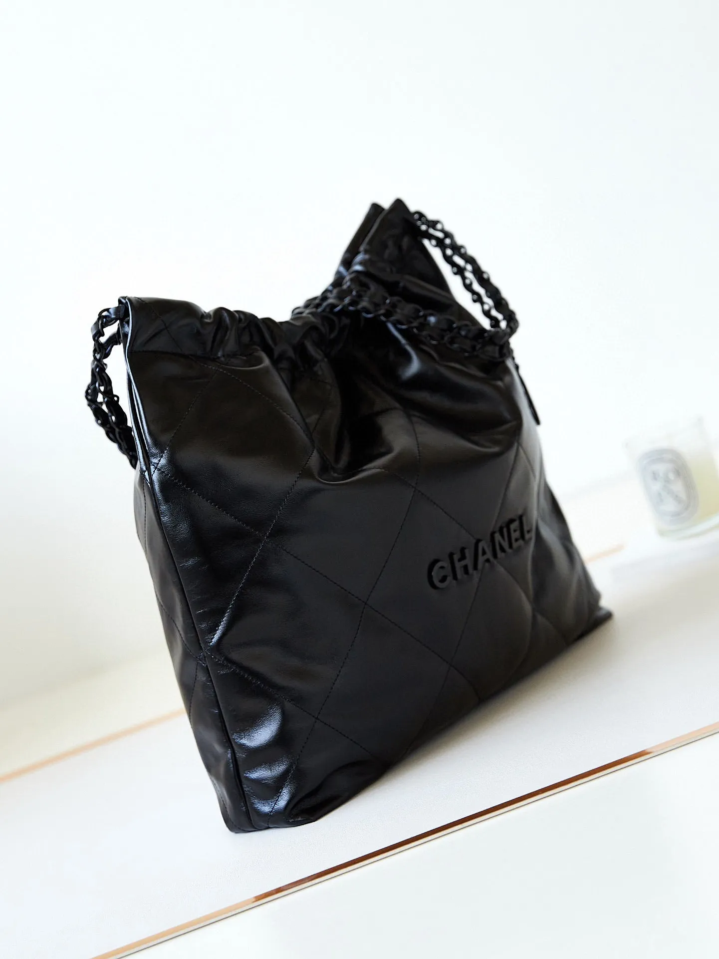 black black Optimized hardware CHANEL hobo 22 calfskin Slashed prices