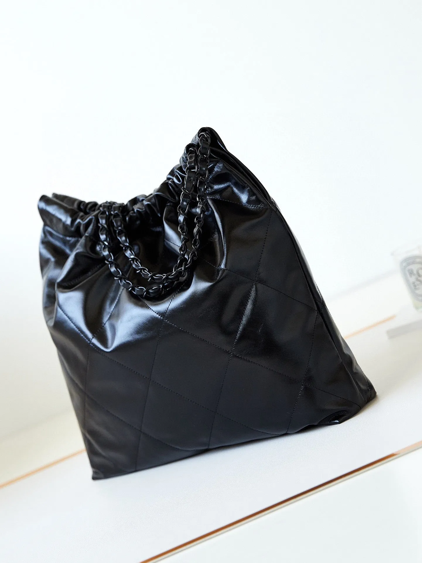 black black Optimized hardware CHANEL hobo 22 calfskin Slashed prices