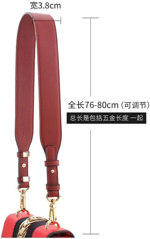 Black Cross Grain Bag Strap Shoulder Strap Handheld Single Shoulder Wide Shoulder Strap Adjustable Bag Accessories