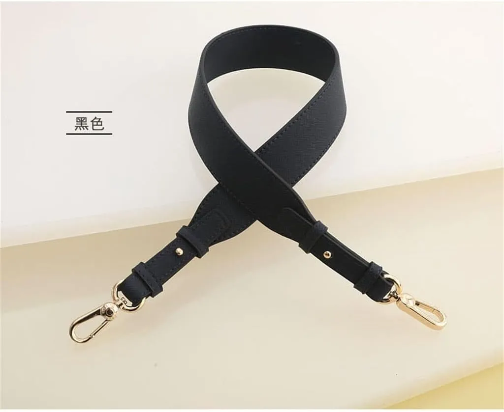 Black Cross Grain Bag Strap Shoulder Strap Handheld Single Shoulder Wide Shoulder Strap Adjustable Bag Accessories