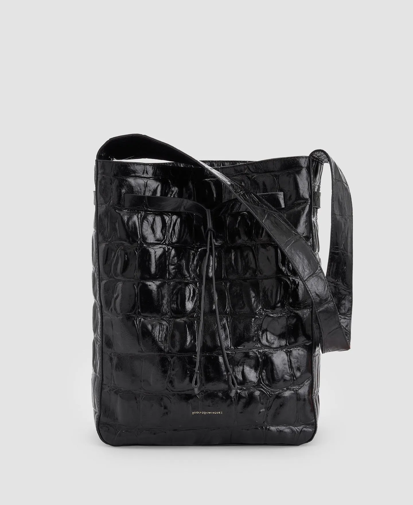 Black Leather Hobo Bag