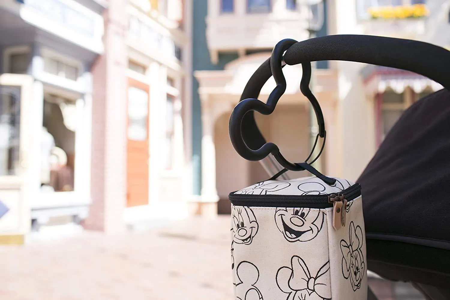 Black Mickey Stroller Hook