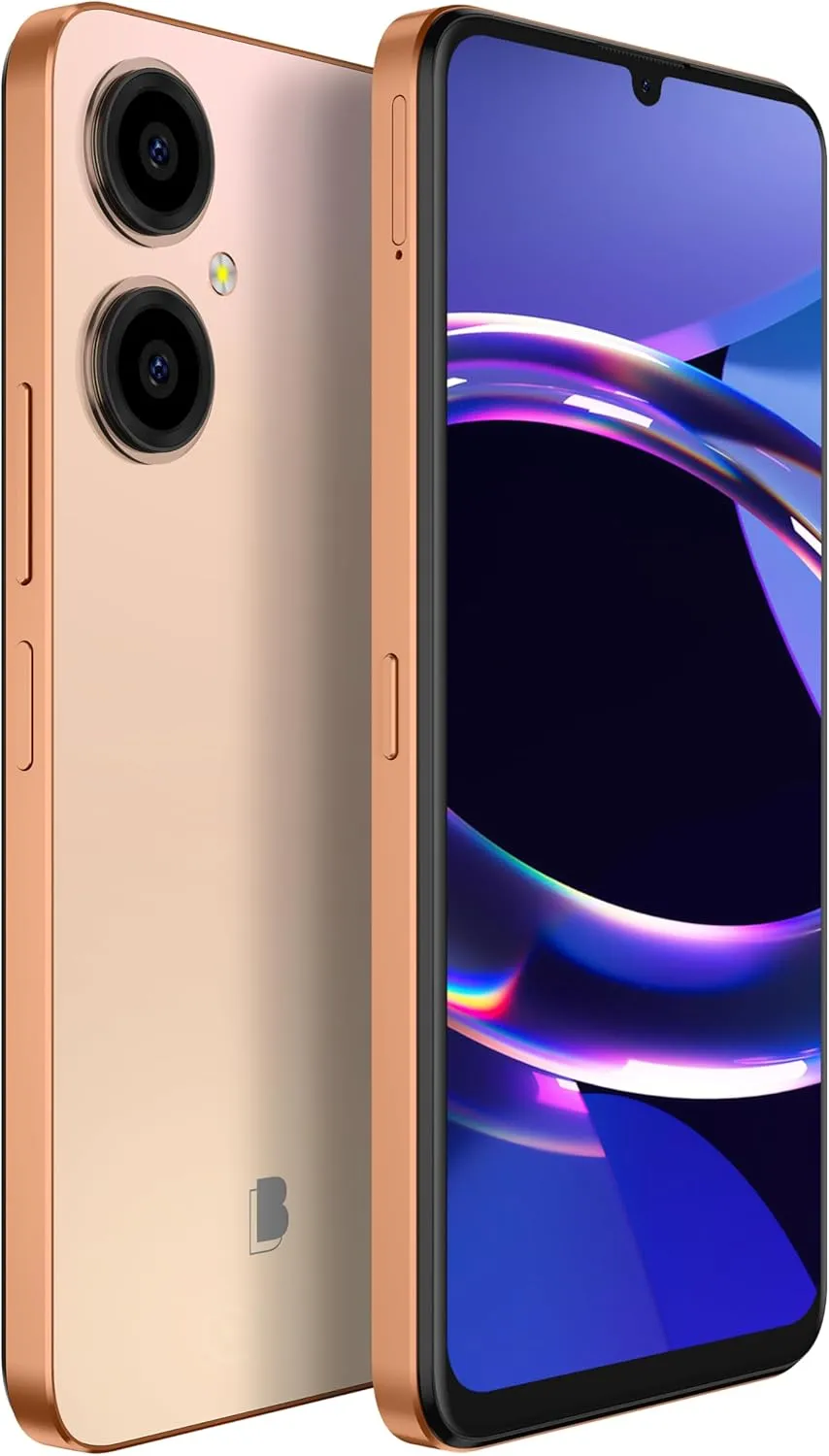 BLU G64 | 2024 | All-Day Battery | Unlocked | 6.8” HD  Infinity Display | 256GB | Dual 50MP Camera | US Warranty| Orange