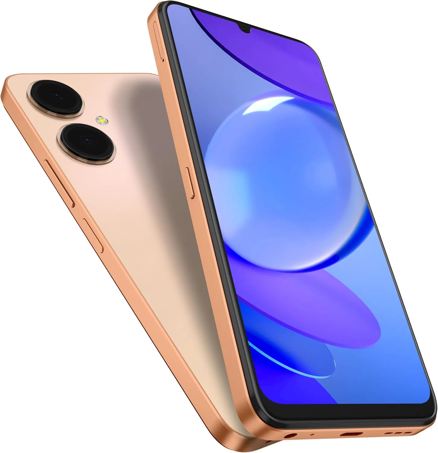 BLU G64 | 2024 | All-Day Battery | Unlocked | 6.8” HD  Infinity Display | 256GB | Dual 50MP Camera | US Warranty| Orange